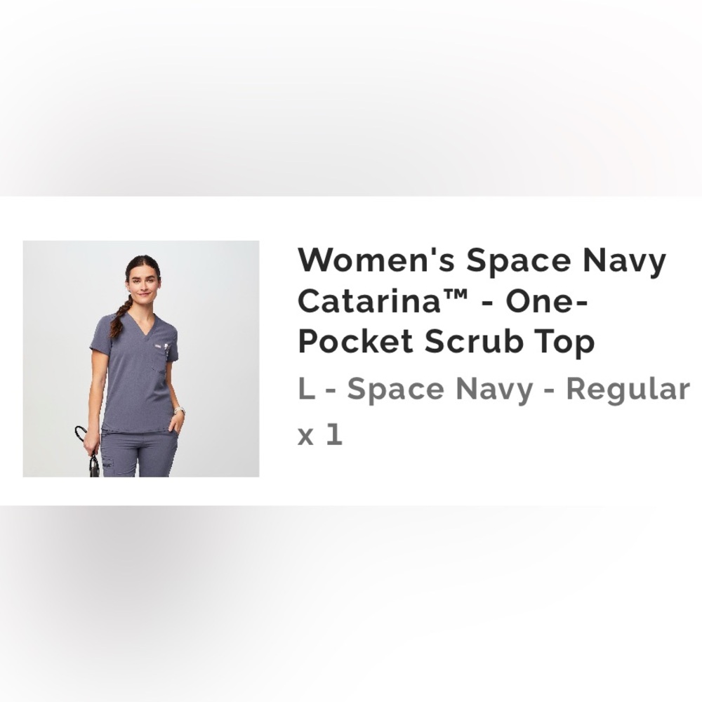 FIGS Catarina Top (Space Navy)